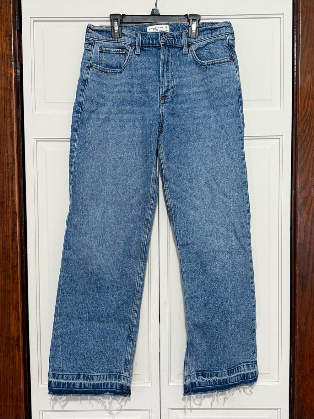Abercrombie & Fitch The Baggy Low Rise Jeans Size 28 regular - Picture 2 of 7